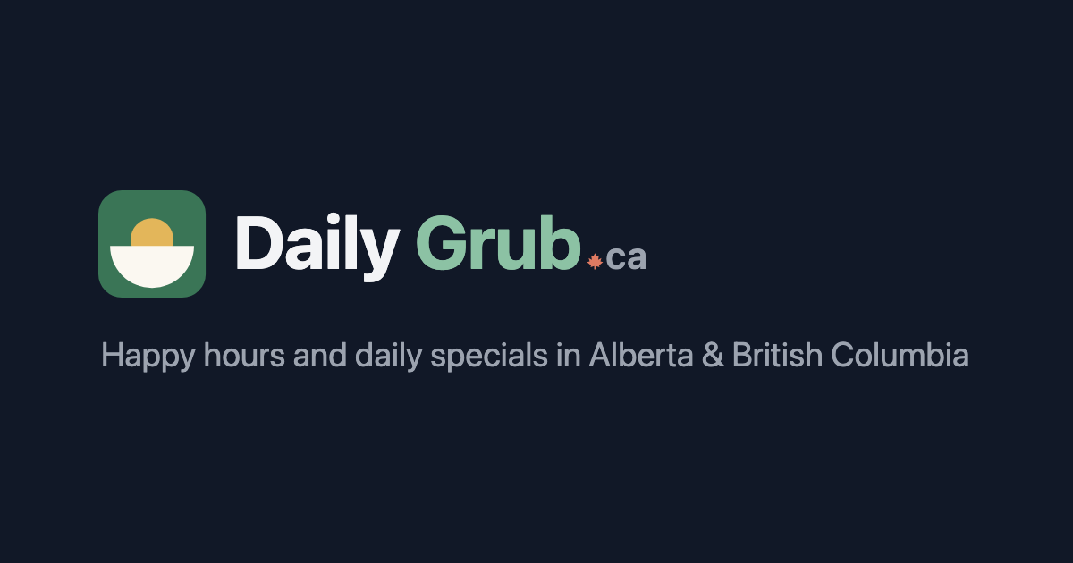 Monday Craft Monday Food Specials & Deals in St. Albert | Daily Grub